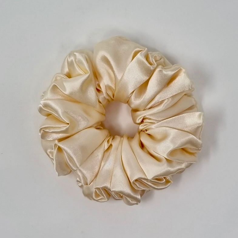 Silky Satin Scrunchie Lemon