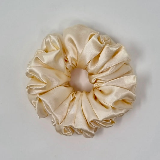 Silky Satin Scrunchie Lemon