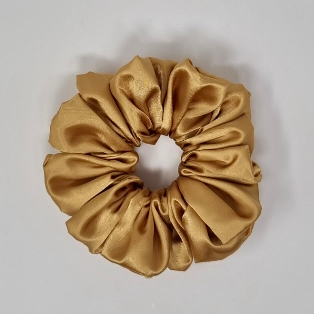 Satin Gold Scrunchie